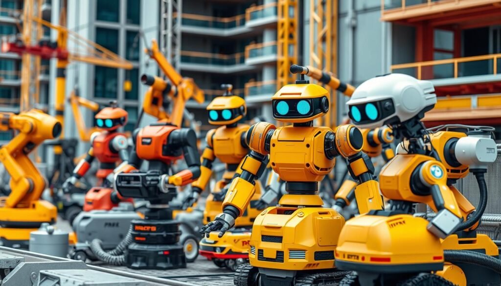 rodzaje robotów budowlanych