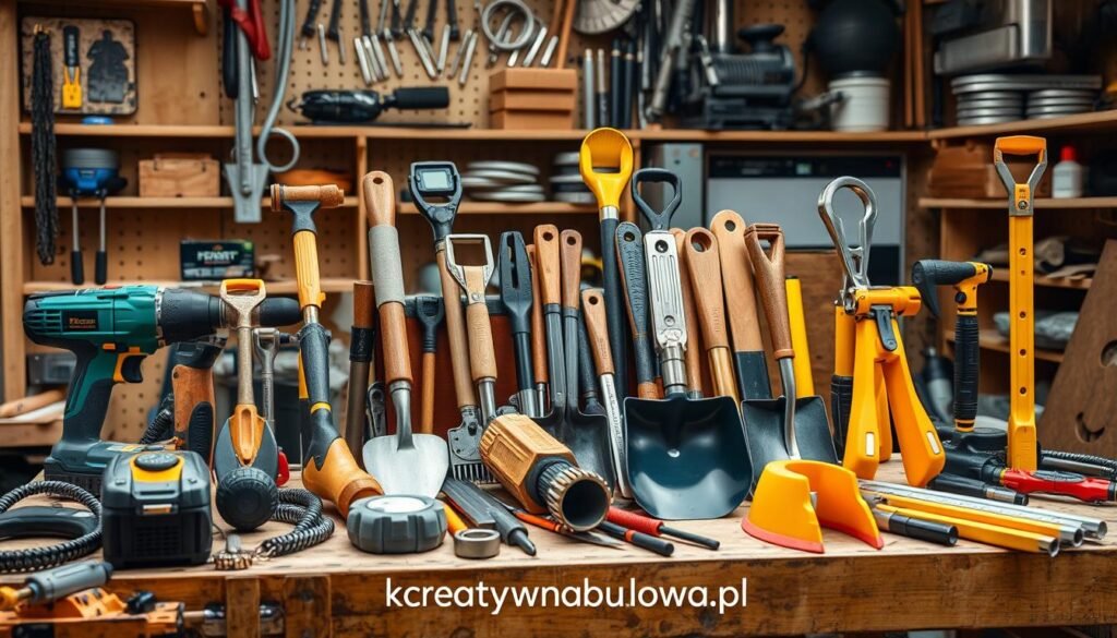 dobór narzędzi budowlanych