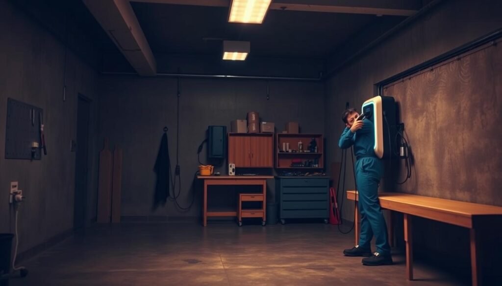 instalacja ładowarki w garażu