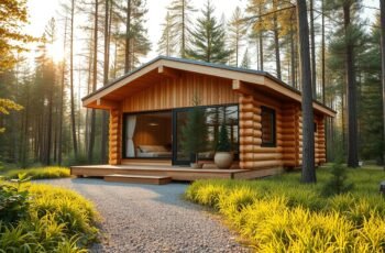 Domy z bali: Powrót do natury w nowoczesnym wydaniu.