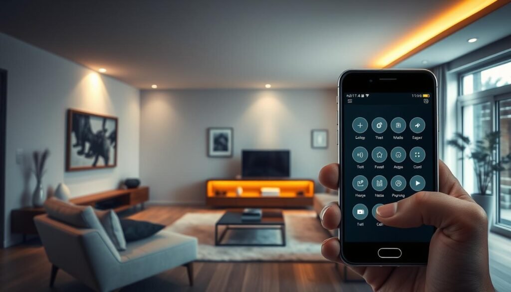 sterowanie pomocą aplikacji