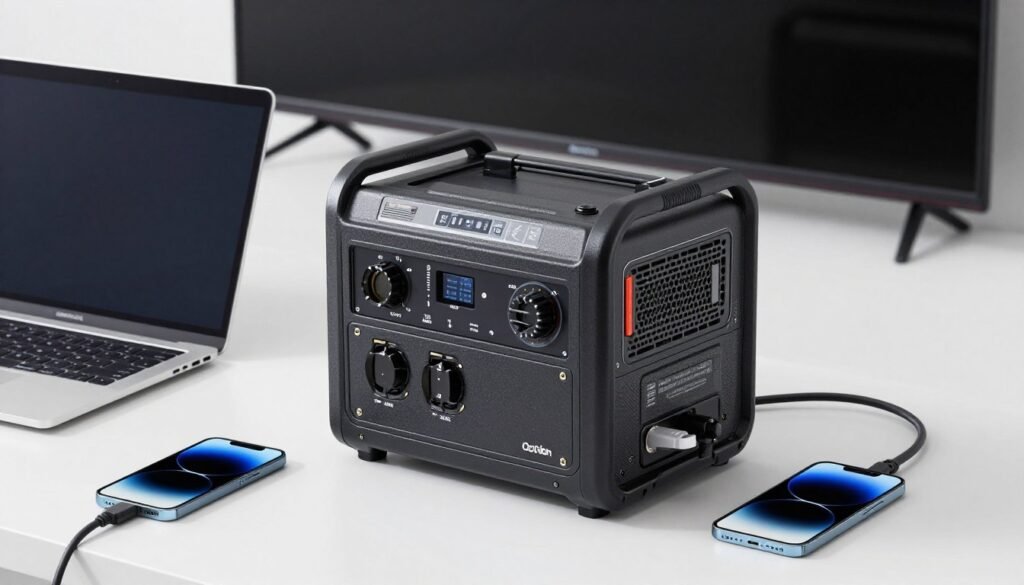 Agregat prądotwórczy inwertorowy zasilający elektronikę