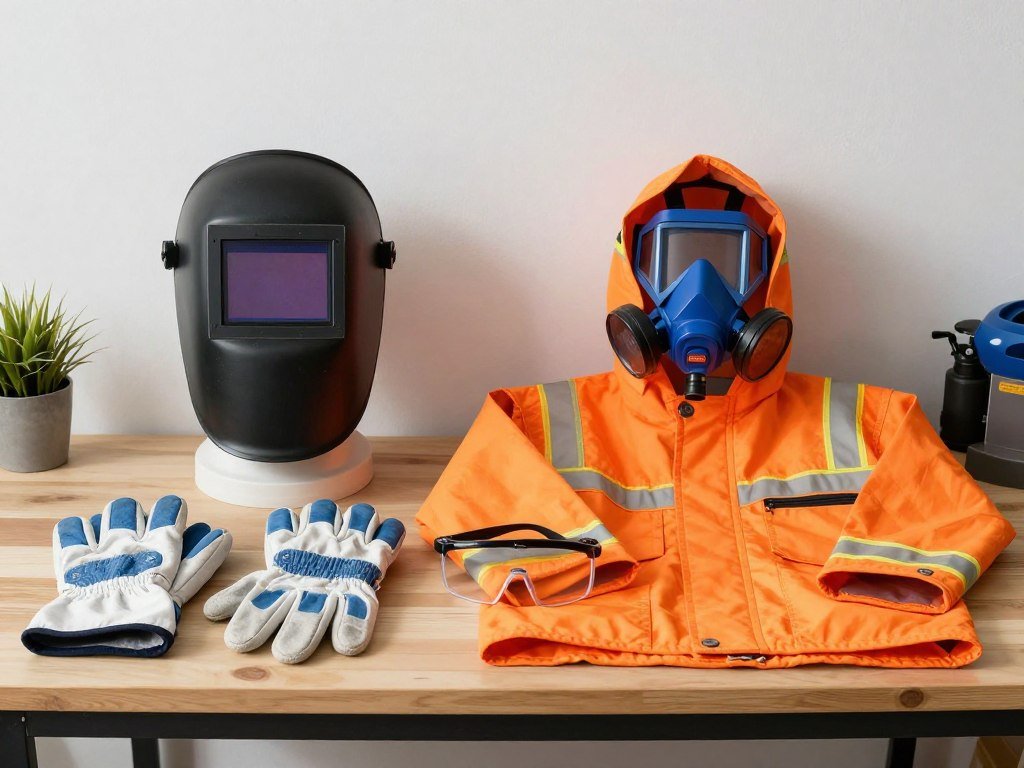 Wyposażenie ochronne do spawania w warunkach domowych